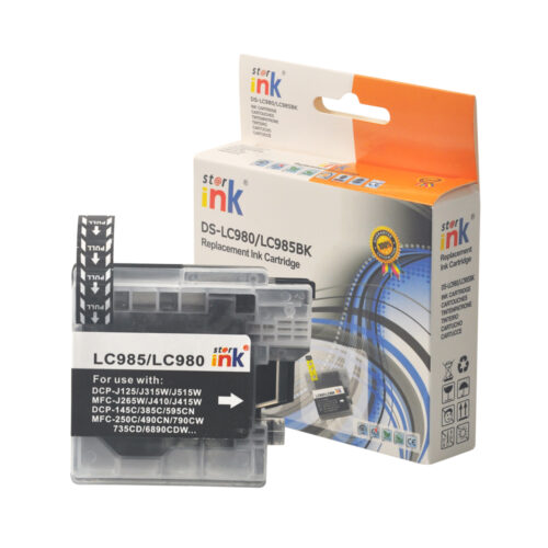 LC-980, LC-985, LC-1100 Black Inkjet Cartridge