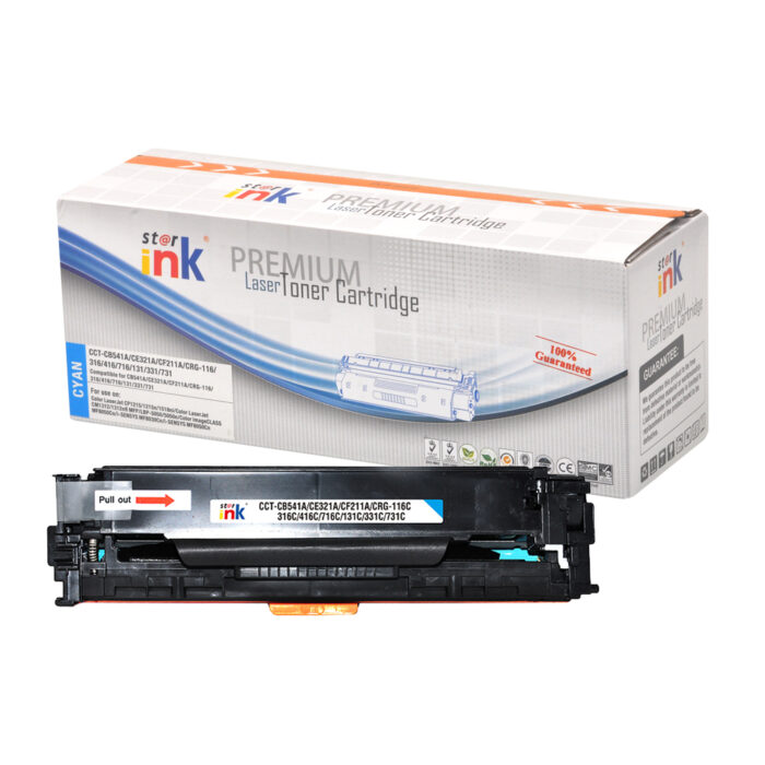 Toner CB541A/CE321A/CF211A/CRG-731 Cyan